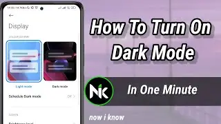 How To Turn On Dark Mode 2024