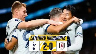 TOTTENHAM HOTSPUR 2-0 FULHAM // PREMIER LEAGUE EXTENDED HIGHLIGHTS