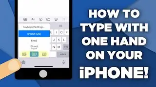 ONE HANDED KEYBOARD on your iPHONE! | iOS Tips | Virtua Computers 365 Days of Tips