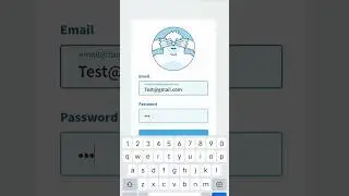 Animated Login Form Moving Logo 