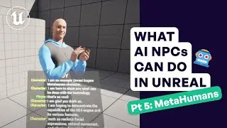 What AI NPCs can do in Unreal - MetaHumans