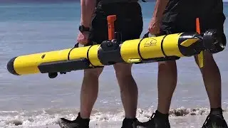 U.S. Marines Test Underwater Drone – OceanServer Autonomous Underwater Vehicle