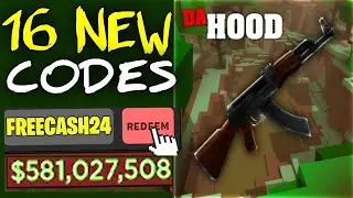 16 NEW CODES ✔️DA HOOD CODES SEPTEMBER 2024 | ROBLOX DA HOOD CODES 2024