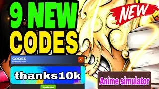 💎NEW💎 Anime Simulator Codes (August 2024) | Roblox anime simulator codes