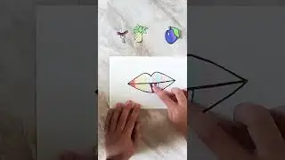 Бумажная еда, АСМР, чавканье, губы и еда из бумаги 