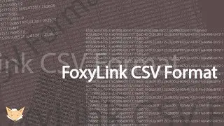 Вывод СКД в формат CSV (FoxyLink CSV Format)