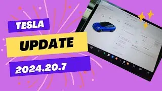 Tesla Software Update Version 2024.20.7