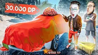 ОТКУДА ТАКОЕ ВЕЗЕНИЕ!? ВЫБИЛ ТАЧКУ ЗА 30.000 DP! НАКОНЕЦ-ТО УДАЧА! (GTA 5 RP/SUNRISE)