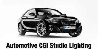 Automotive CGI Studio Lighting with HDR LIGHT STUDIO