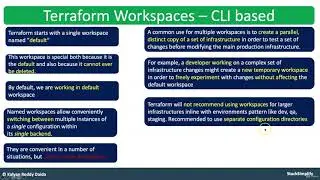 79.  Introduction to Terraform Workspaces