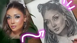 let's draw amazing portrait using academic method| fast drawing