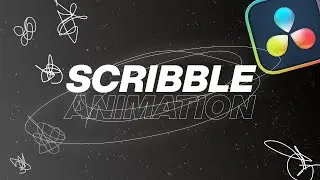 SCRIBBLE Animations in DaVinci Resolve (no plugins, no templates)