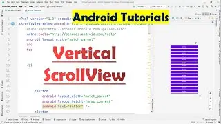 Create an application for demonstration of Vertical Scroll view in android | Aparna Jagtap