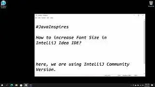 How to increase Font Size in IntelliJ Idea IDE | Java Inspires