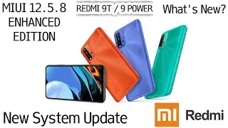 Miui 12.5.8 New System Update Roll Out For Xiaomi Redmi 9T And Redmi 9 Power Users