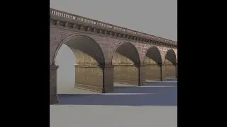 modeling a medieval bridge in blender