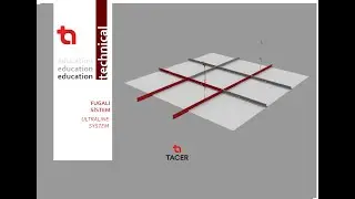 Fugalı Asma Tavan Sistemleri / Metal / TACER