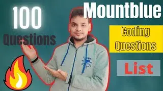 Mountblue Online Assessment | Mountblue All Coding Questions | Exam Pattern | Software Engineer |