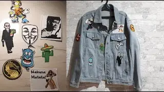 Лайфхак Нашивки (патчи) на одежду своими руками Jean jacket