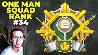 AS USTASI OLDUM ! ONE MAN SQUAD RANK 34. BÖLÜM ! PUBG MOBILE