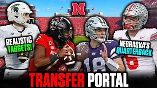 6 TRANSFER PORTAL QUARTERBACK TARGETS FOR NEBRASKA & MATT RHULE; IS SAM LEAVITT THEIR NEXT QB?