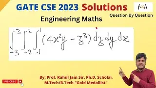 GATE CSE 2023 Solutions | Engineering Maths | Question Wise Detailed Explanation | 1 to 1 Analysis