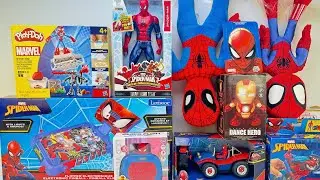 Marvel Spiderman Unboxing Review | Dancing Ironman VS Spiderman | Electronic Pop it Machine