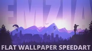 Emzia's Wallpaper | Photoshop Speed Art