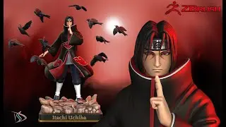 Itachi Uchiha Zbrush sculpting | 3D Modelling  | Naruto Shippuden