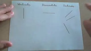 Qué es una línea vertical, horizontal e inclinada