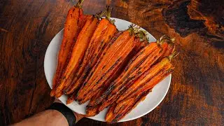 Garlic Sea Salt Roasted Carrots | Only 40 Cals, Super Easy To Make