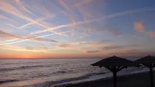 Январский загар на закате! Море в Лазаревском. Lazarevskoe - SOCHI - RUSSIA