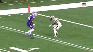 Stefon Diggs great route on TD vs. Marshon Lattimore