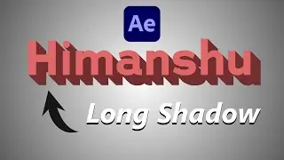 How to make a long shadow in after effect without a plugin