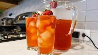 Homemade Southern Peach Iced Tea Recipe