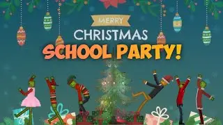 POOPY'S SCHOOL CHRISTMAS PARTY | MELON PLAYGROUND