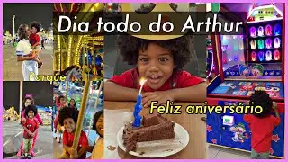 Nossa rotina + Aniversário do Arthur + fomos ao parque