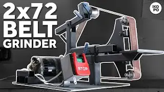 DIY 2x72 Belt Grinder Build | Built From Scratch For Less Than 200$ | UPDATED PLANS