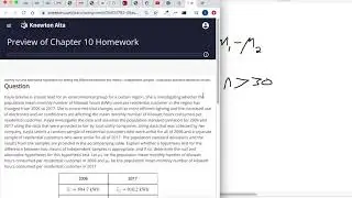 Identify null and alternative hypothesis for testing the difference between two means   independent