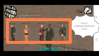 How To Add Actor&Name Samp