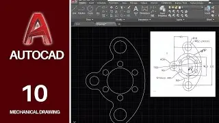 AutoCAD Mechanical Tutorial for Beginners -10 | Full Course in English