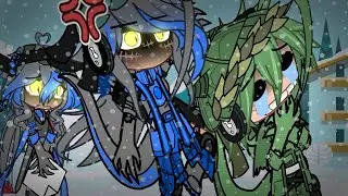 || Jurassic world || Beta's First Time Drawing ||  Ft. Blue, Green, Beta || Gacha Club