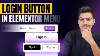 How to Add Login Button on Elementor Menu