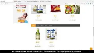 #251 PHP Ecommerce website development | Final website | MVC OOP - Quick programming