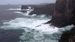 The dramatic cliffs of Eshaness