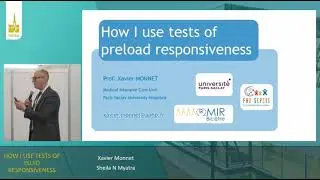 How I use tests of fluid responsiveness  Xavier Monnet  ISICEM 2023