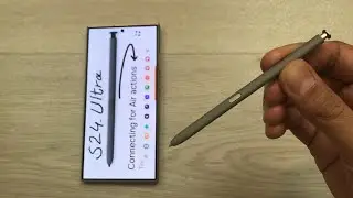 Samsung Galaxy S24 Ultra - How to Connect S Pen for Air Actions & Charging - 2 Methods