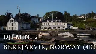 DJI Mini 2 over Bekkjarvik, Norway (4K)