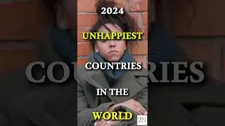 Unhappy countries in the world 2024 #shorts #viral