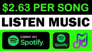 Earn $2.63 Per Spotify Song You Listen Too ($1,057.45 Listening To Spotify Music) | FREE